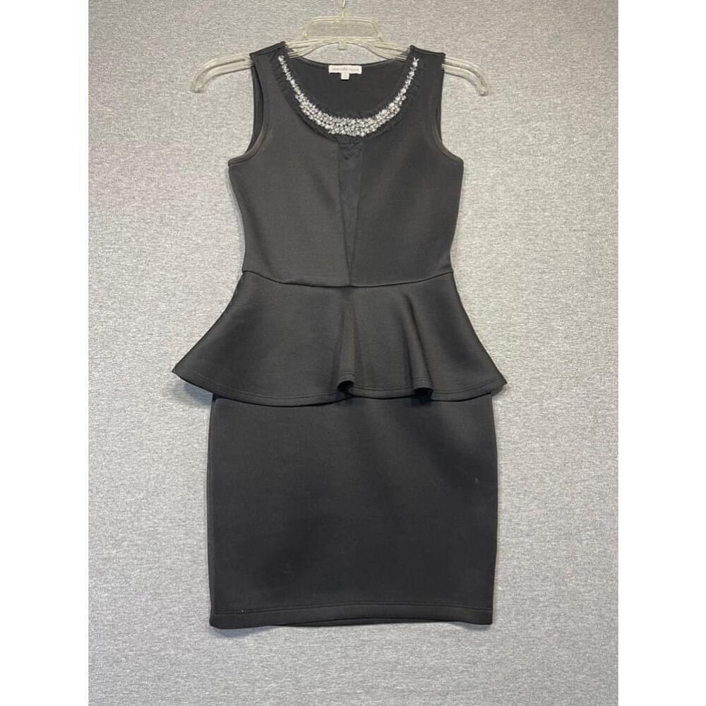 Women's Charlotte Russe Black Embellished Dress Size XS
